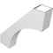 Ekena Millwork 6-in. W x 28-in. D x 32-in. H Westlake Architectural Grade PVC Knee Brace BRCP06X28X32WTL - alternate 4